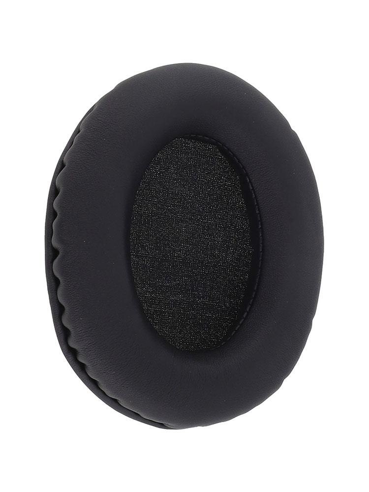Cushioned Feel Comfort Headphone Cushion Oval Headphone Pad Sponge Leather Pad