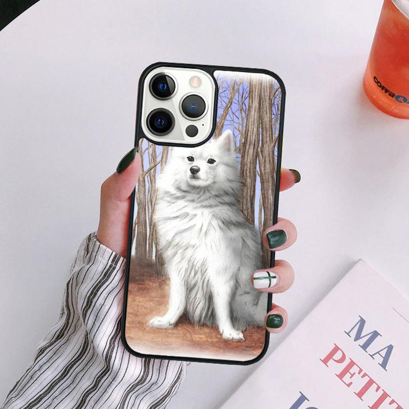 Japanese Spitz Dog Phone Case For iPhone 17 Air 14 13 12 16Pro Max 15  Plus Cover Shell Max coque