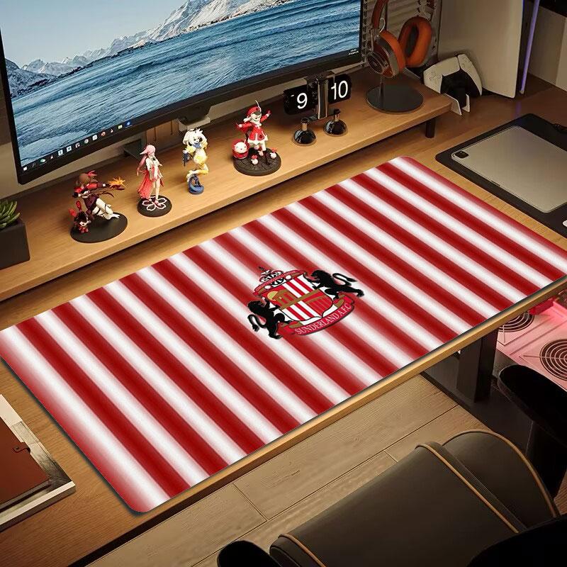 Sunderland A.F Large Size Mouse Pad Large Gaming Table Cushion Non-slip Laptop Tablet Big Mousepad XXL Mat Mini PC Playmat With Lock Edge