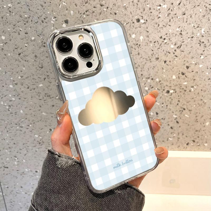 Mobile Phone Cases for iPhone 11 13 XR 15 Pro Max 12 14 Pro Max Case iPhone 16 XS Max Mirror Protective Case Mirror Exquisite Cartoon Waterproof