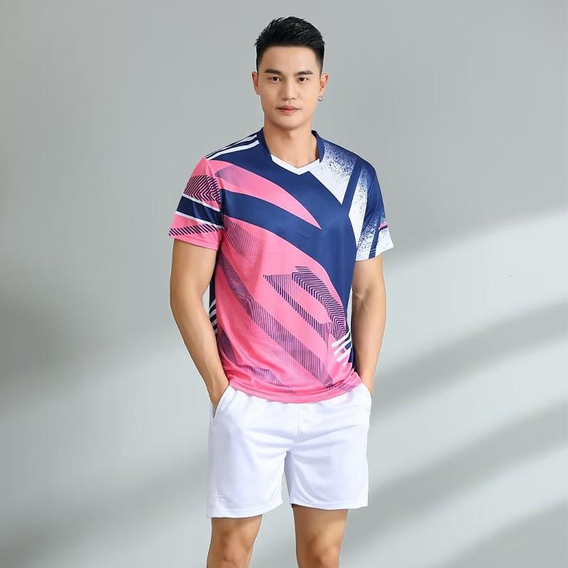 Unisex Quick-Dry Sport Set Badminton Tennis Volleyball Ping Pong Training Competition Athletic Wear