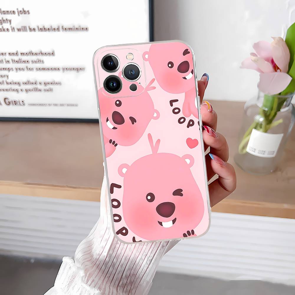 Cute Cartoon L-Loopys Phone Case For IPhone 11 13 16 12 17 14 15 Pro Max Plus Soft Clear Back Cover Coque