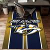 Nashville Hockey Team Floor Mat for Living Room, Game Rooms, Office, Bedroom, Office Floor Mat Playful Design, Christmas Fan Gifts