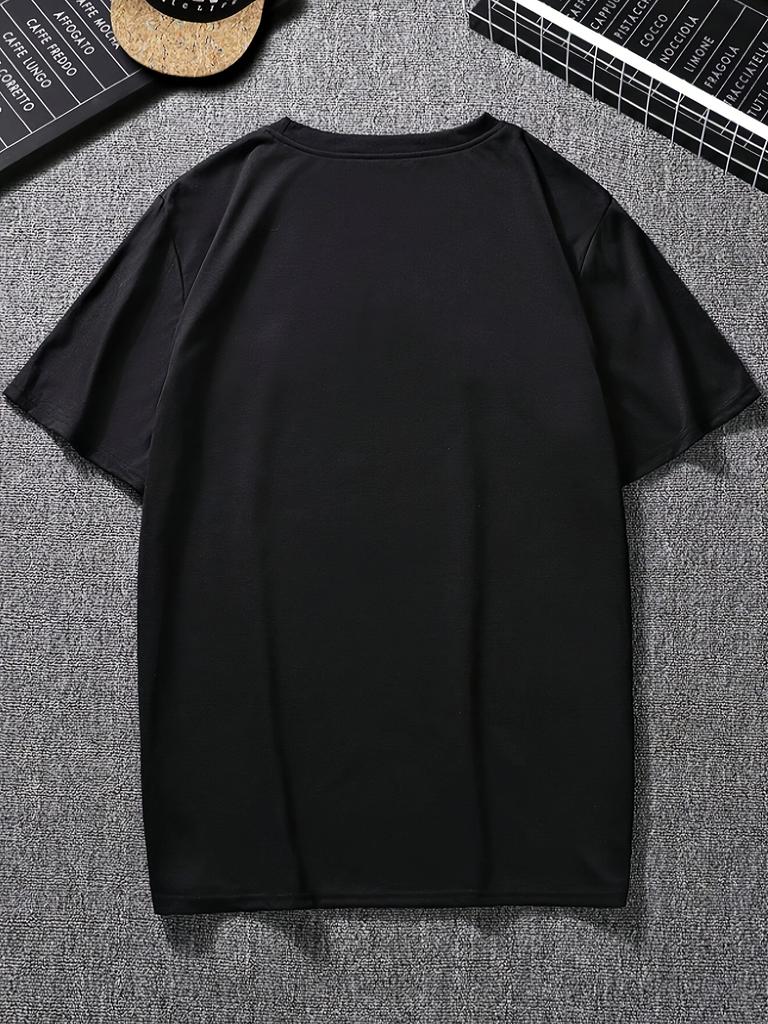 Men's New Summer 100% Cotton T Shirt with Basketball Print Short Sleeved Top Suitable for Basketball Enthusiasts and Daily Wear