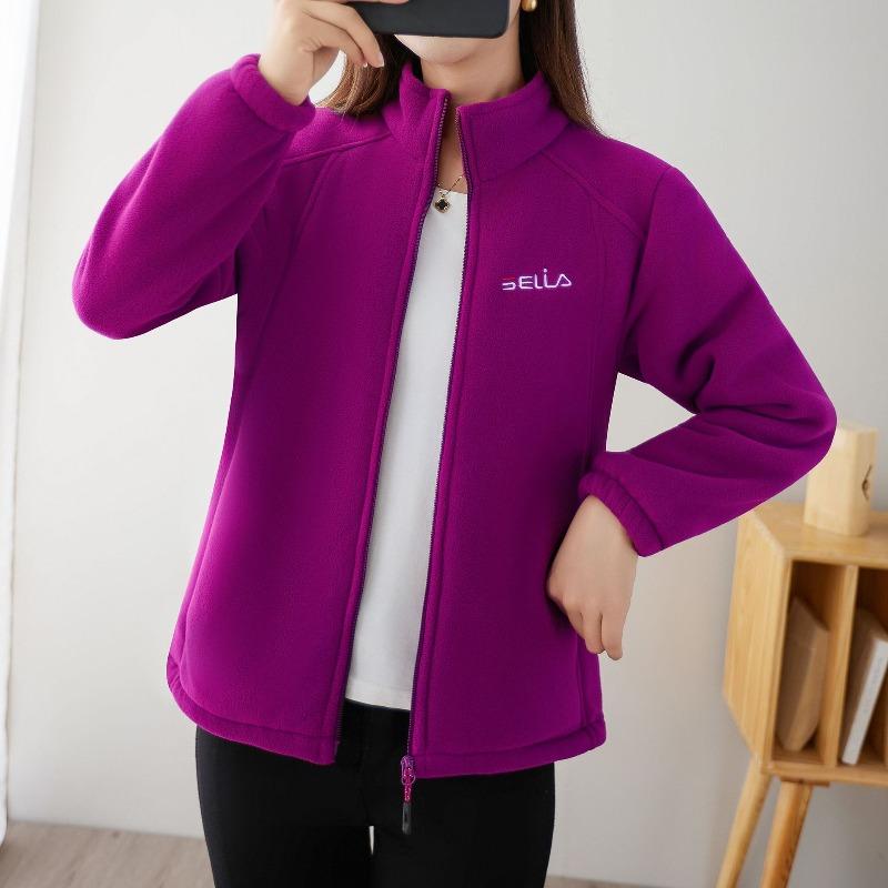 Autumn and Winter Outdoor Sweatshirt Casual Warm Cardigan Women's Jacket