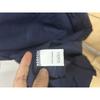 Damen Frühlings Sommer Baumwolle Leinen Maxikleid Hemdkragen Langarm Knöpfe Locker Große Größen Freizeitkleid mit Taschen für Tägliches Urlaubs Tragen