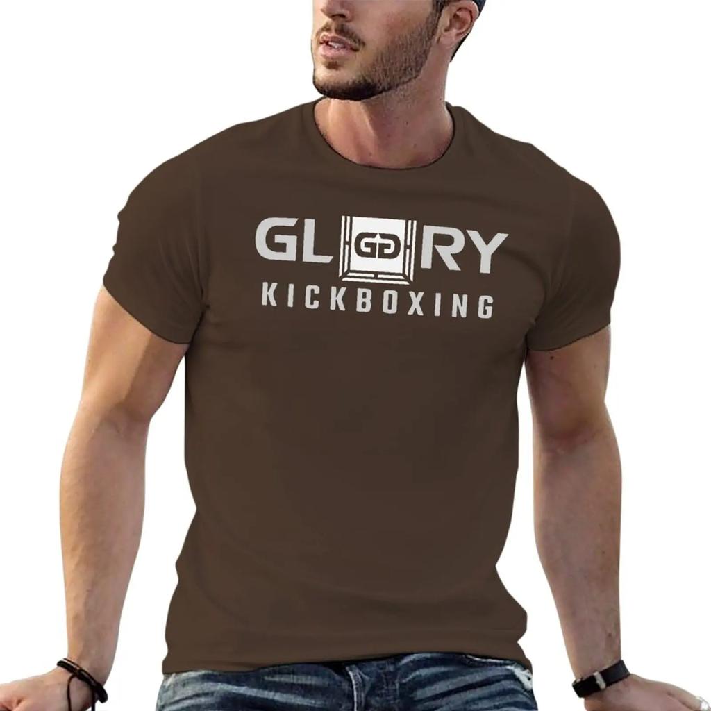 Nueva Camiseta de Kickboxing Glory Manga Corta Camiseta de Anime camisetas para hombre casual elegante Moda de Verano Llegada Algodón Manga Corta