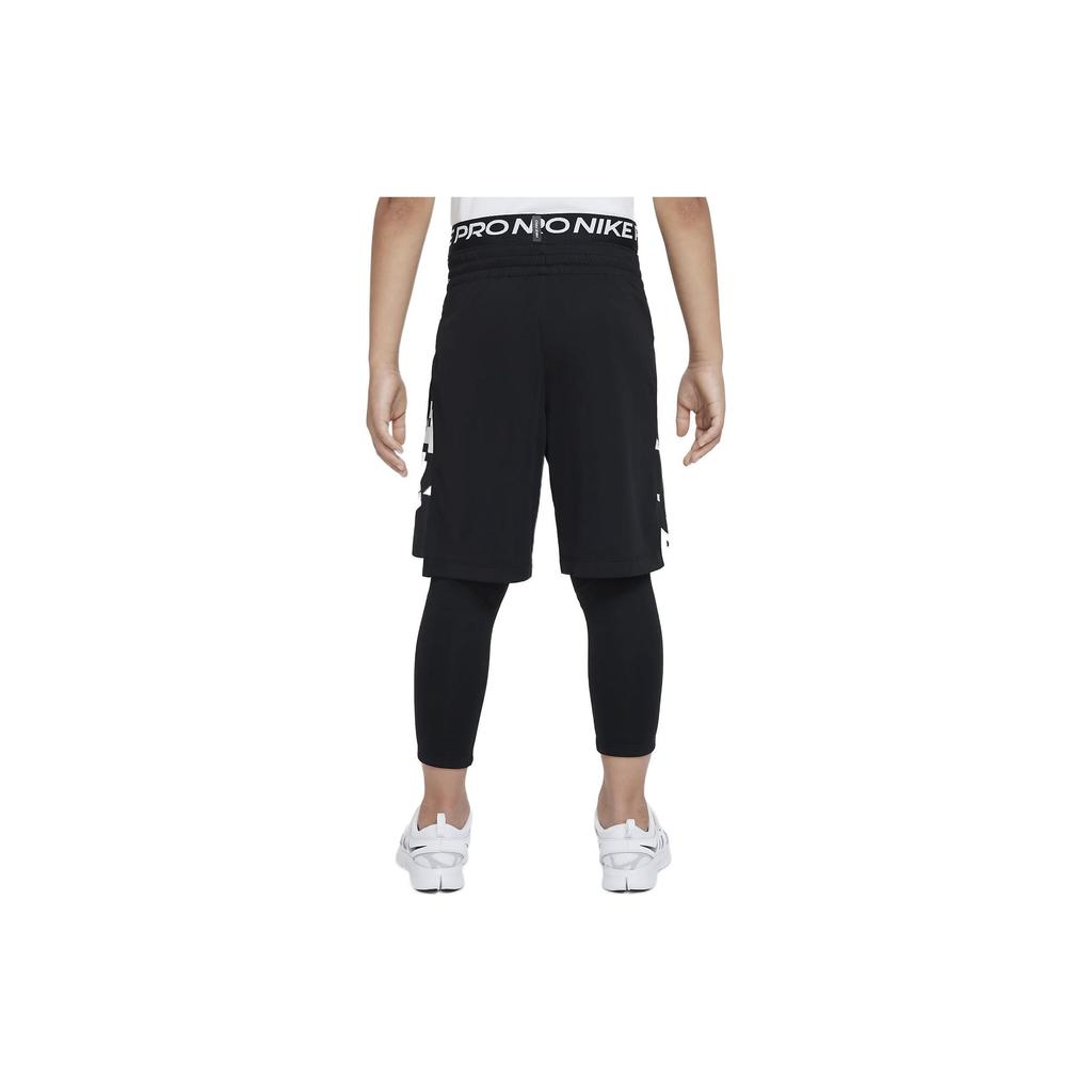 Nike Kids Logo Print Training Casual Knit Sports Pants Kids bottoms Black DV3245-010