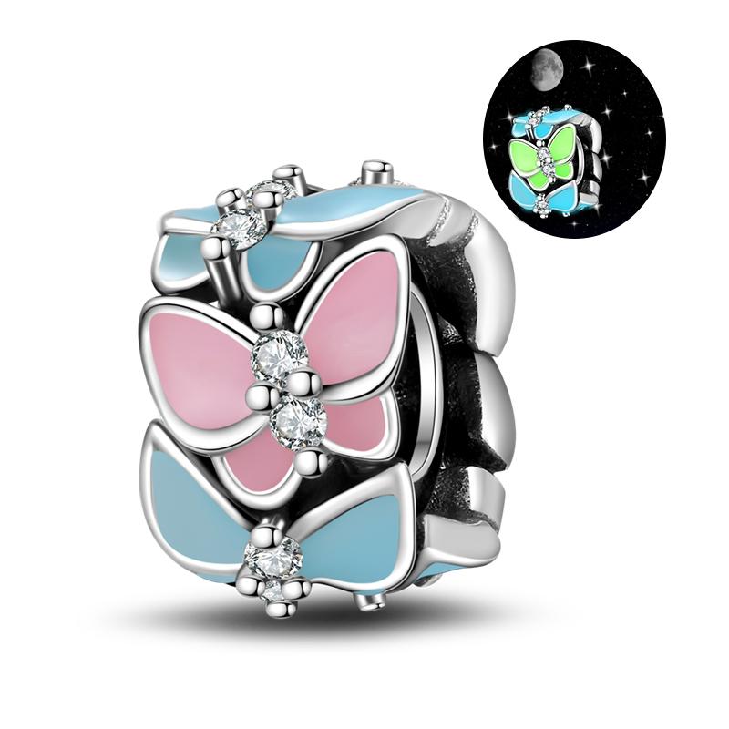 Strawberry Charm Avocado Beads For Original Brand 3Mm Copper Bracelet Women Diy Making Jewelry Gift
