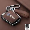 BBKV7 Leather Car Key Cover Case Zinc Alloy Shell Bag For BMW 1 3 5 Series X1 X3 X4 X5 F10 F15 F16 F20 F30 F18 F25 M3 M4 Car stickers