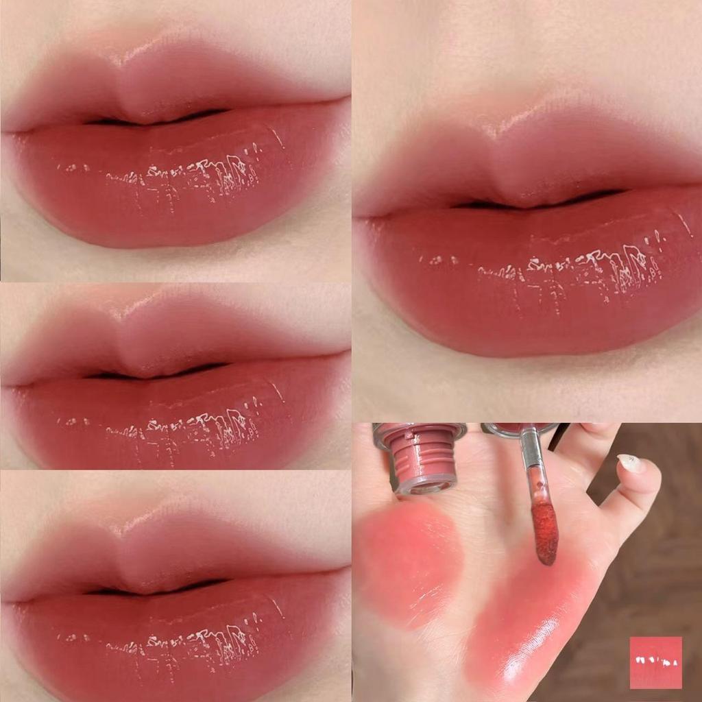 HERORANGE Qin Yang Spring/Summer Mirror Finish Lip Glaze - Nude Pink for Plump, Radiant Lips