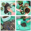 5pcs Waterproof Gardening Planting Mat with Sturdy Edges - Heavy-Duty Easy-Clean Soil Mix Suitable for Indoor/Outdoor Use, Turquoise Durable Plant Bed