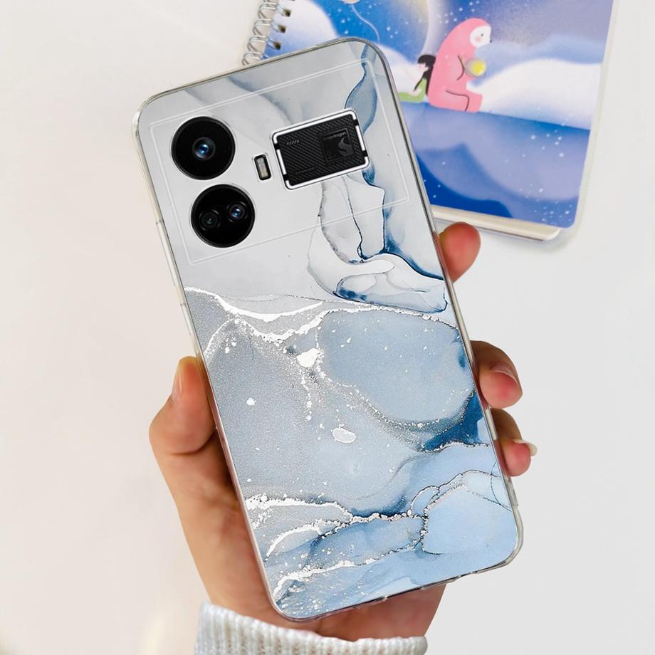 For Realme GT5 240w / GT3 / GT Neo 3 / GT Neo 5 Case Cute Cartoon Luxury Soft Silicon Transparent  Phone Case Back Cover Capas
