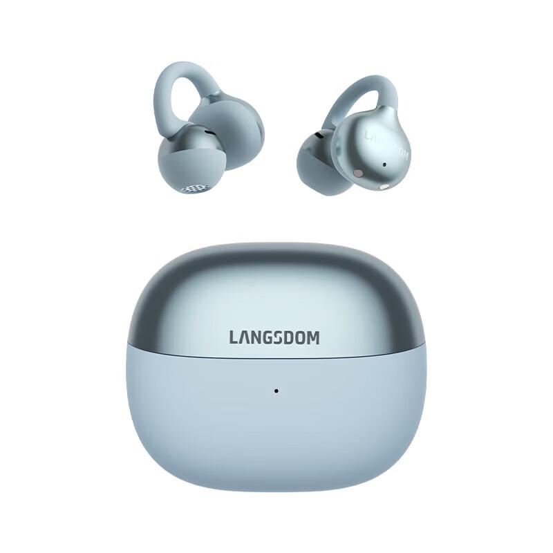 Lanston TS32 Air-Bone Conduction Bluetooth Ear Clip Headphones