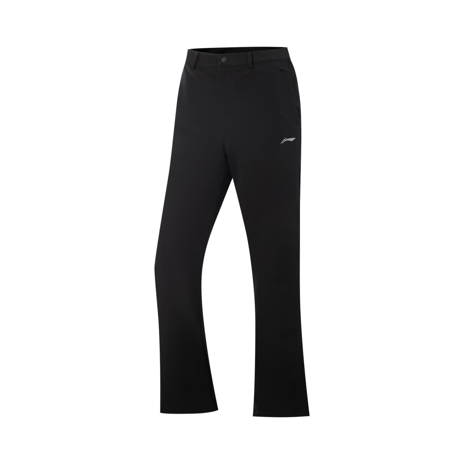 

Li Ning Серия Фитнес Однотонные С завышенной талией Расклешенные Дышащие Универсальные Спортивные Длинные брюки Женские низы Черный AYKV720-1 XS