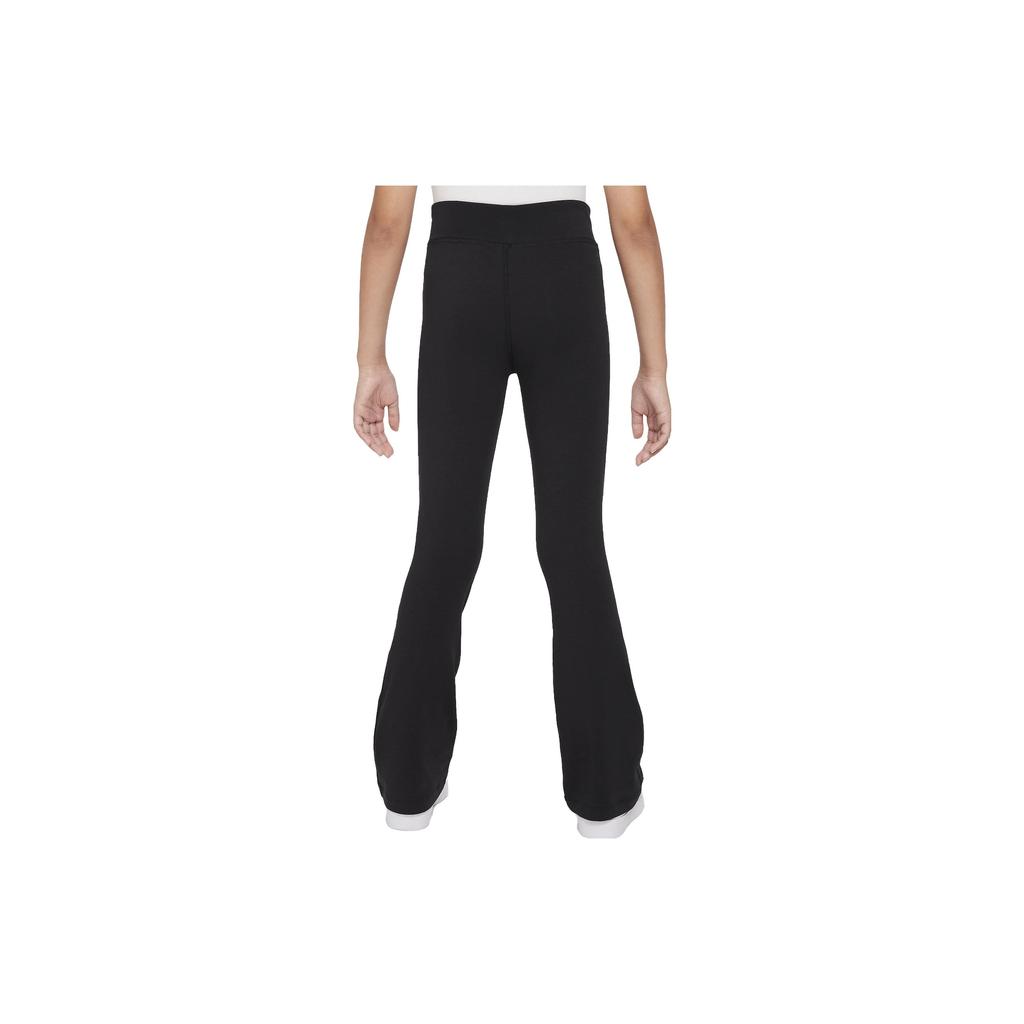 Nike Kids Knitted Sports Pants Sportswear Favorites Logo Print High Waist Slim Fit Kids Pants Black FJ6169-010