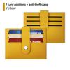 Business Anti-theft Brush PU Leather Card Slim ID and Bank Card Holder Wallet Protective Case Coin Card Holder Pouch