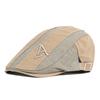 New Men Beret Fashion Embroidery Flat Cap Summer Visor For Male Fashion Vintage Cotton Casual Berets Adjustable