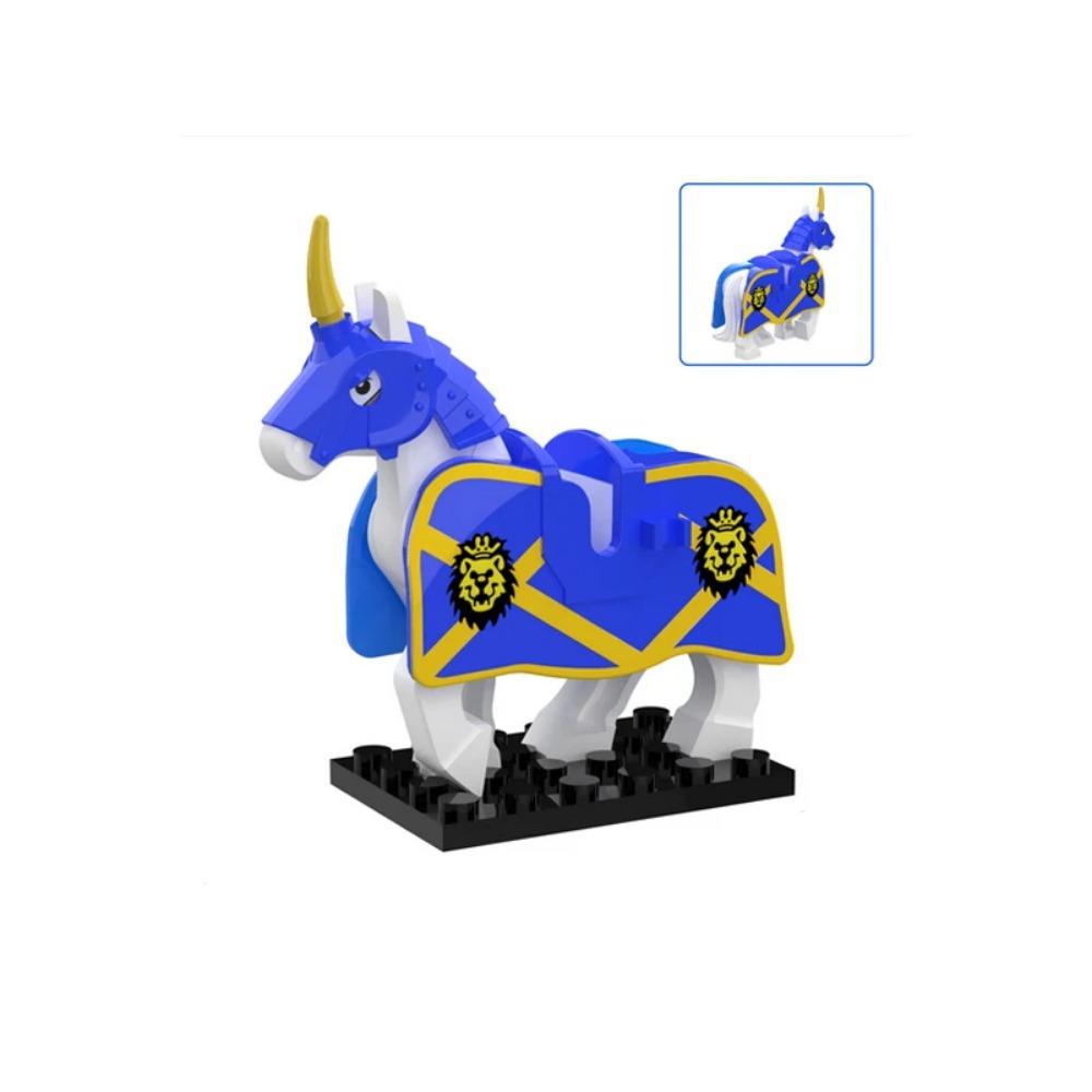 MOC Animal Building Block Accessories Set Crow Parrot Peacock Eagle Flamingo Transport Horse Ox Cart Gift Brick Model Toy K001