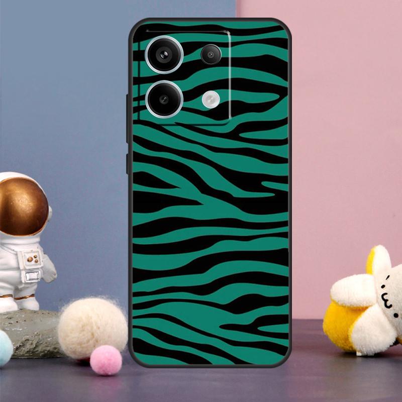 Coque Imprimé Rayures Zèbre Pour Xiaomi Redmi Note 13 9 10 11 12 14 15 Pro Plus Redmi 15 15C 14C 10C 12C 13C Housse