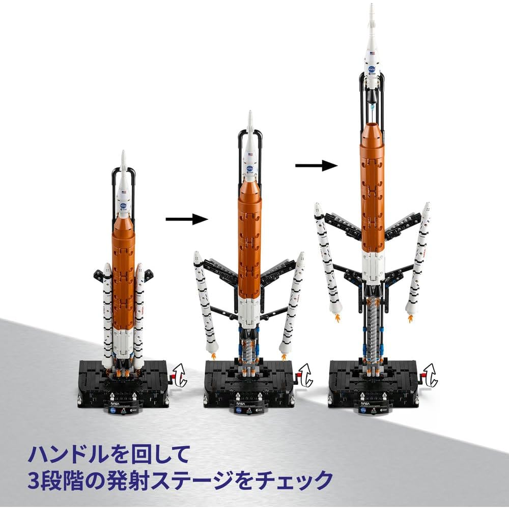 LEGO Technic NASA Artemis Space Launch System Rocket Toy Building Blocks for Kids Ages 9-11