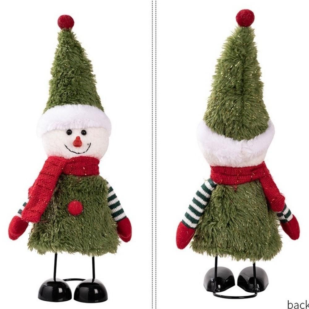 Santa Claus Christmas Figurine Desktop Decoration Christmas Doll Ornament  Festive Atmosphere