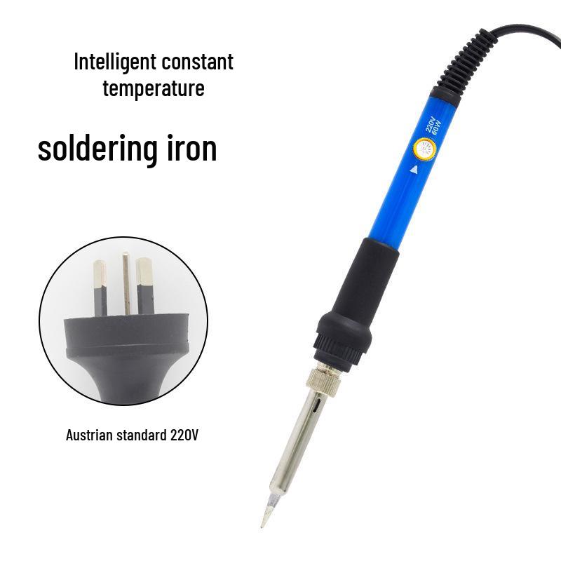 Adjustable 60W Electric Soldering Iron Kit, Constant Temperature, 110V/220V EU/UK/US Standard