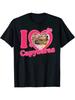 034;I Love Capybaras034; Men039;s Casual Short Sleeve Crew Neck T-Shirt Men039;s Tee Outfits Unisex T-Shirt