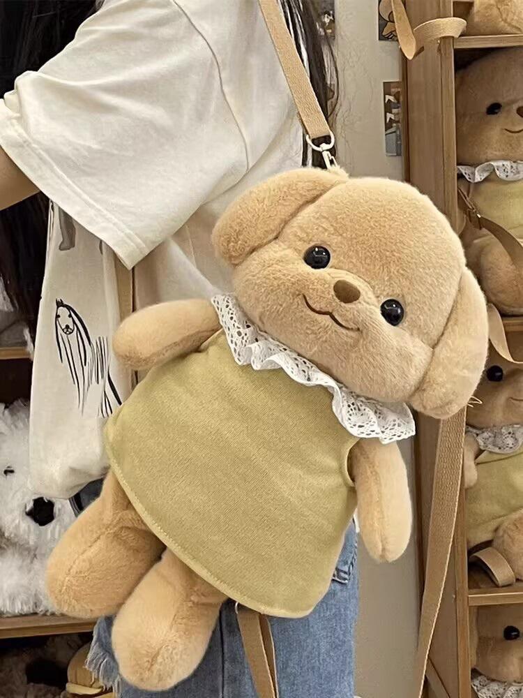 Butter Thai Bear Backpack Gift Ragdoll Cartoon Birthday Gift Doll Plush Children Cute