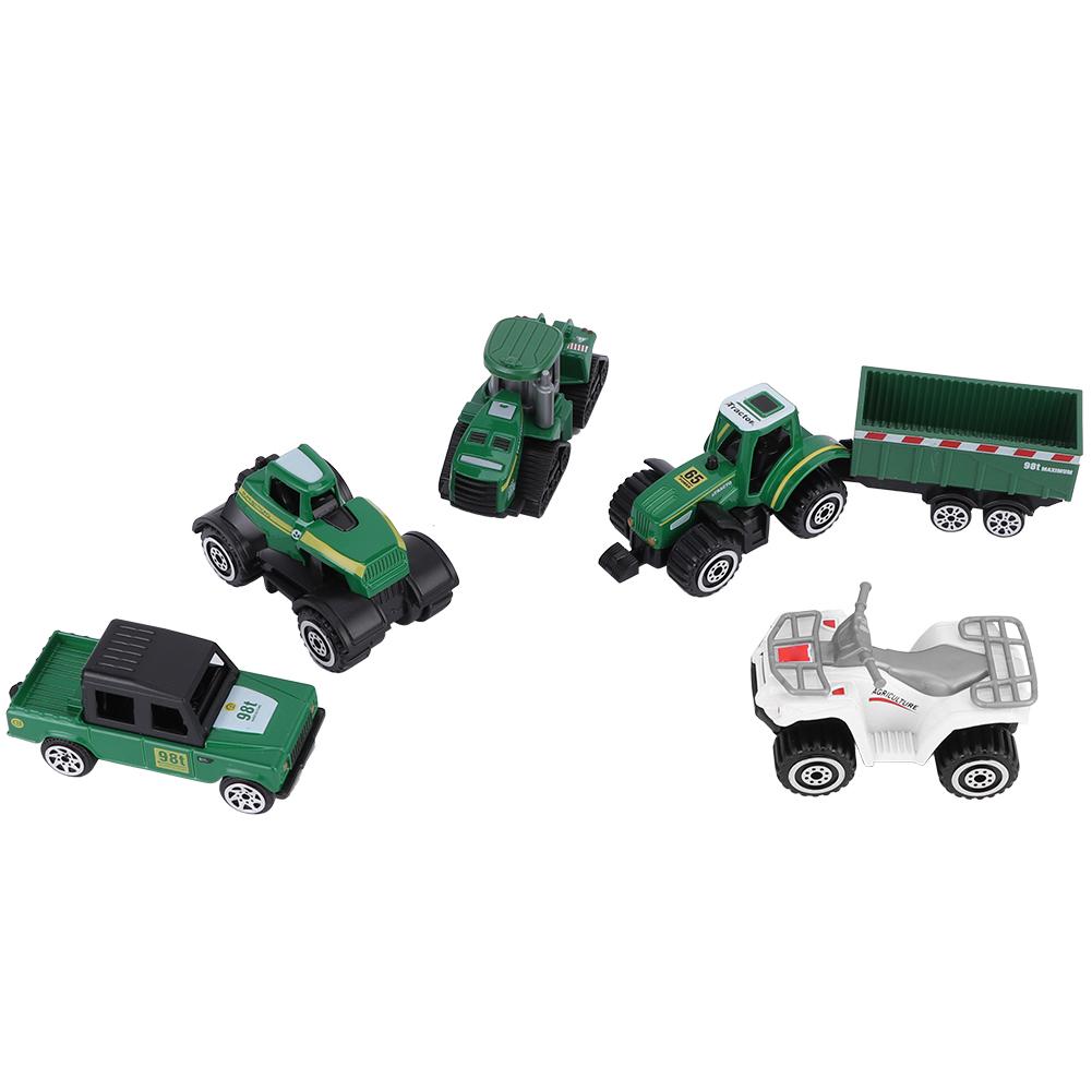 1:64 Alloy Car Model Highly Simulation Engineering Vehicle Children Car Model ToyGreen