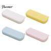 Color Pencil Case Large Capacity with Compartments, Macaron Plastic Stationery Storage Box Box, Portable Student Pen Bag for School Office Home