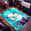 Custom personalization Hatsune Miku Print Area Rug - Soft, Washable Non-Slip Indoor Mat,Living Room,Home&Office Decorative Rug