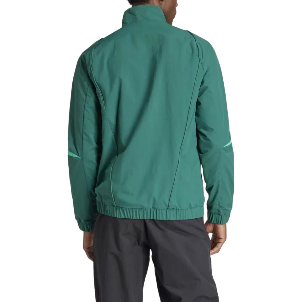 Adidas MUFC Jackets Men's Green Stand Collar Moderate Other IQ1537