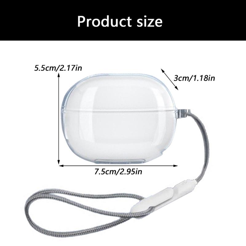 Earphone Skin Soft TPU Housing Case Dustproof Water Resistant Guarding Against Protective Cover Damage Prevention Sleeve