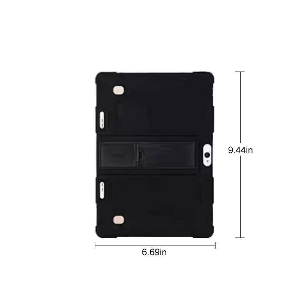 Für 10-Zoll-Tablet-PC Silikon-Schutzhülle Stoßfeste Rückabdeckung Ständer Schutzhülle Universal-Tablet-PC Sturzschutz