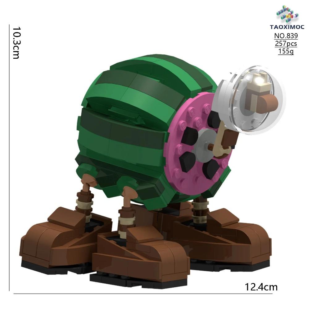 2025 Cartoon Italian Brainrot Animals Tung Tung Tung Sahur Building Blocks Model Desk Ornament Tralalelo Tralala Bricks Toy Gift
