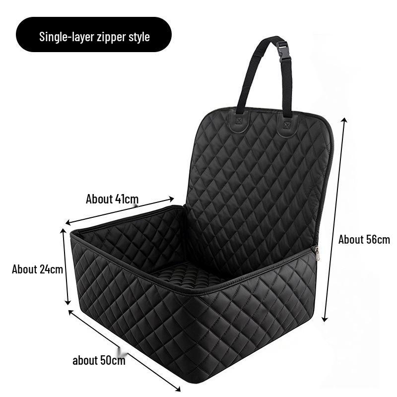 Waterproof & Dirt-Proof Rear Car Seat Cushion for Small/Medium Dogs - Travel Essential Mat