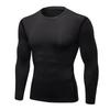 Men's Compression Shirt: High Elasticity, Quick-Drying, Breathable Long Sleeve for Sports, Fitness & Basketball 