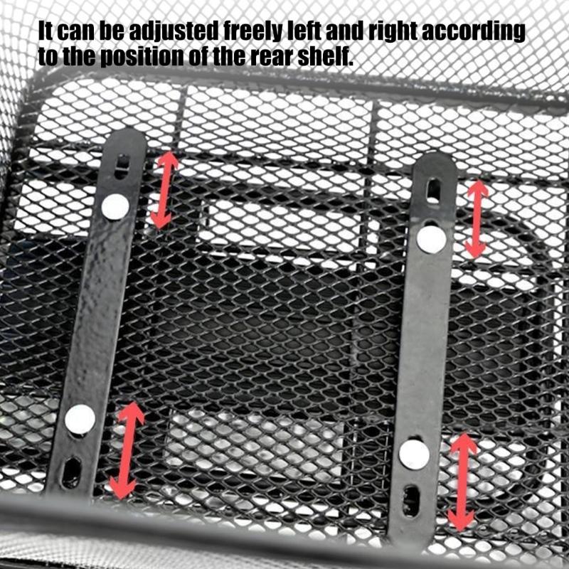 Confezione da 4 Cestino per Portapacchi Posteriore Bici Fissaggio Resistente alle Intemperie Accessorio Ciclistico Staffe per Portapacchi Posteriore Per Amanti dell'Outdoor