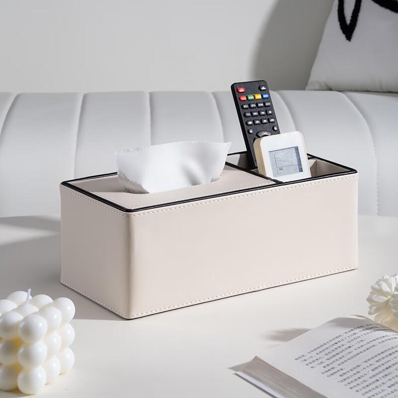 Molona Desktop Tissue Box with Remote Organizer