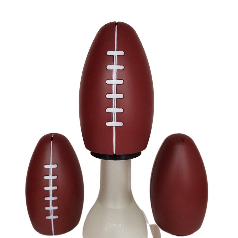 1 Stück automatischer Druckknopf-Flaschenöffner in American-Football-Form, geeignet für Zuhause, Küche, Esszimmer, Partys und als Weihnachtsgeschenk.