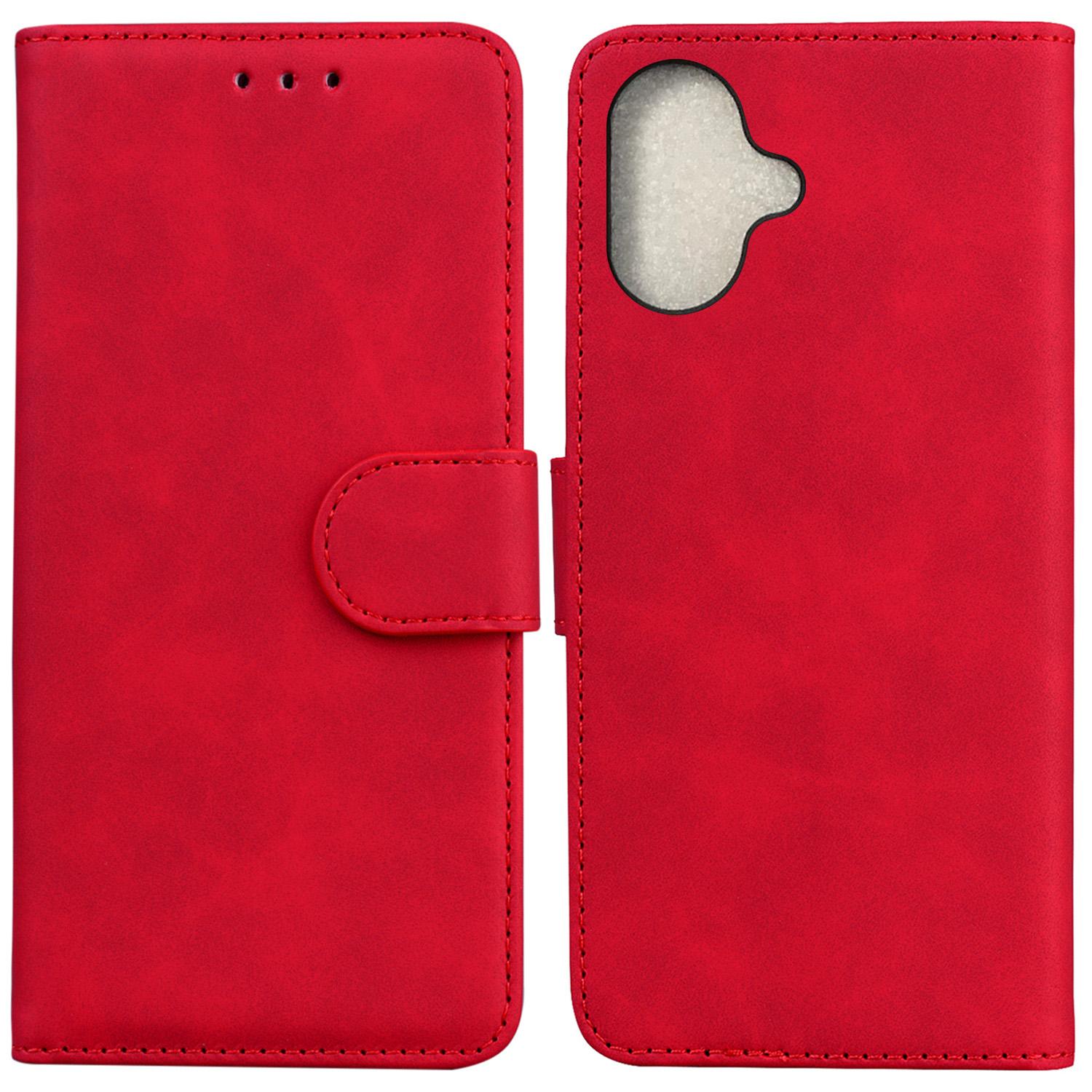 

For iPhone 16 Case Solid Color PU Leather Stand Phone Cover B