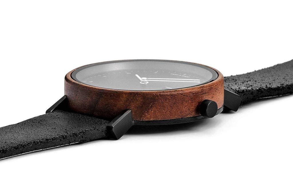 Shot Shot Gwen 37mm Walnut Watch Men's