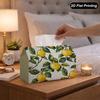 2D Flat 1pc Lemon Fruit Tree Branch Tissue Box, Napkin Storage Box, Suitable for Daily Use, Multifunctional, Very Suitable for Home, Napkin Storage, K