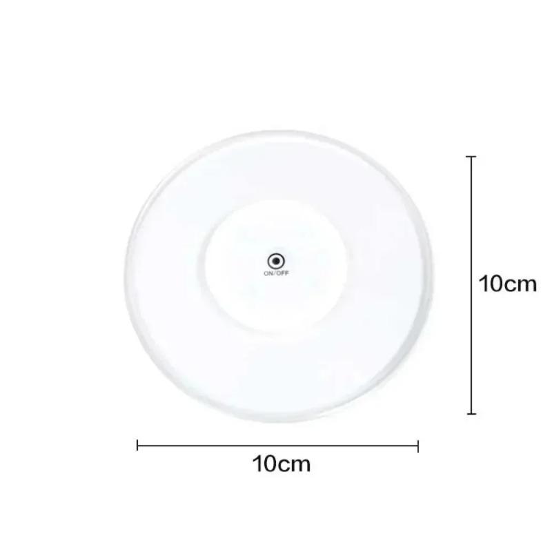 LED Leuchtender Untersetzer Flaschenaufkleber Tischset, Bunter Blinkender Lichtring für Bar Nachtclub Party Stand Getränkedekoration