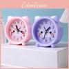 Cute Silent Cartoon Movement Portable Alarm Clock For Modern Decoration Bedroom