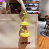 Cute Cartoon Capybara Stress-relieving Toy Student Schoolbag Pendant Creative Cartoon Animal Juicer Keychain