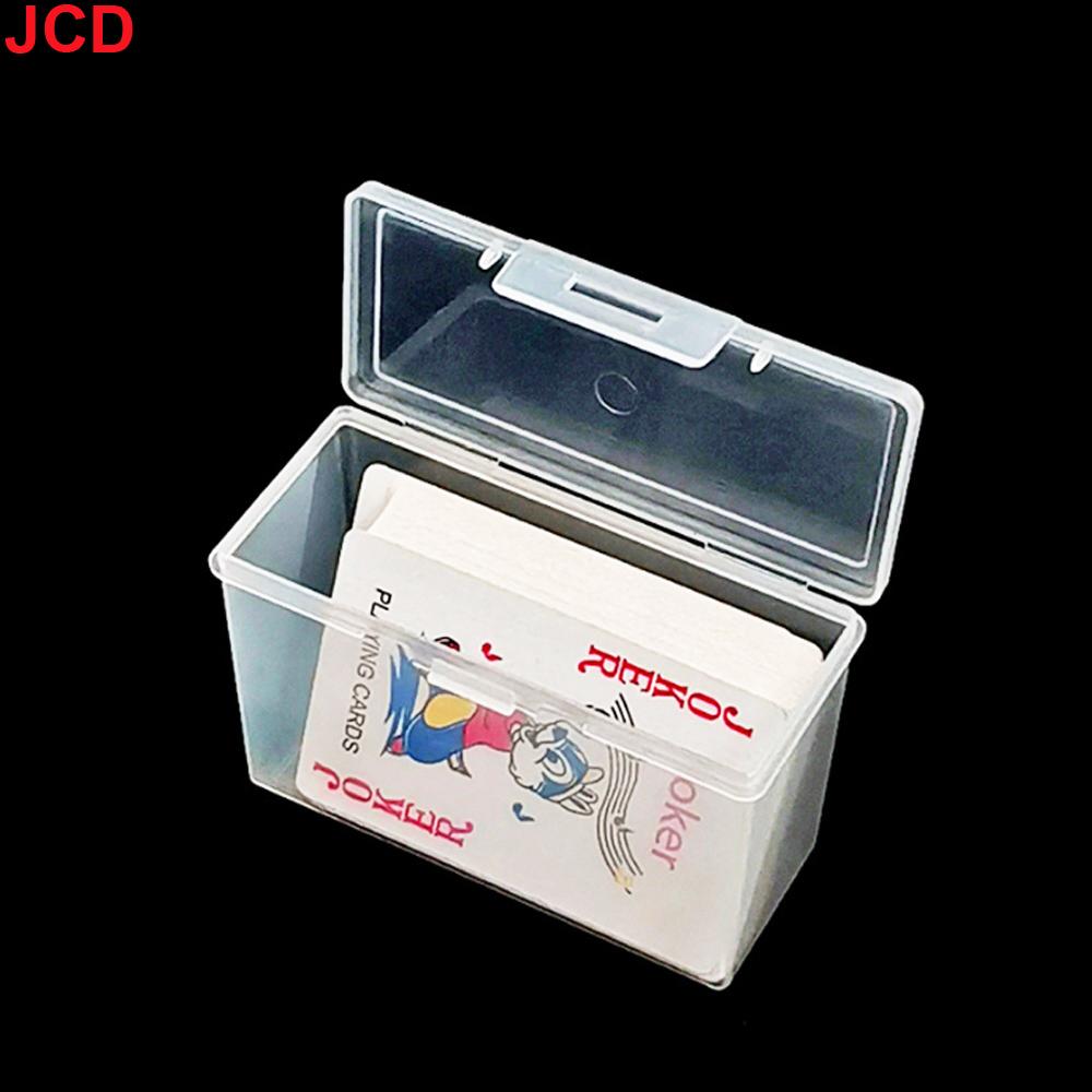 2pcs Playing Card Box, Clear Deck Case, Two Poker Images Can Be Placed (NO Cards) Christmas, Halloween, Thanksgiving Gift Part