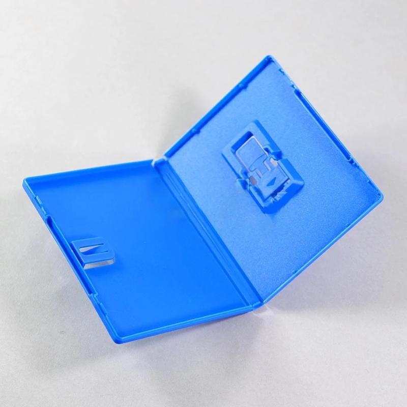 Blue Cartridge Storage Box Game Card for Case Game Cassette Sleeve for PSV1000 PSV2000 Drop-resistant