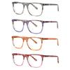 Turezing Reading Glasses for Men and Women Square Frames HD Lenses Ultra Lightweight Presbyopia Glasses